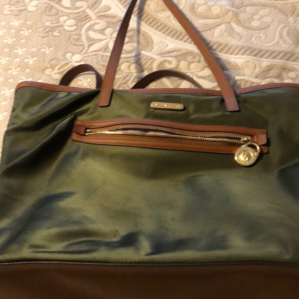 Michael Kors green purse